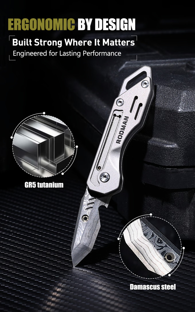 Shark Blade–Ti EDC Mini Knife