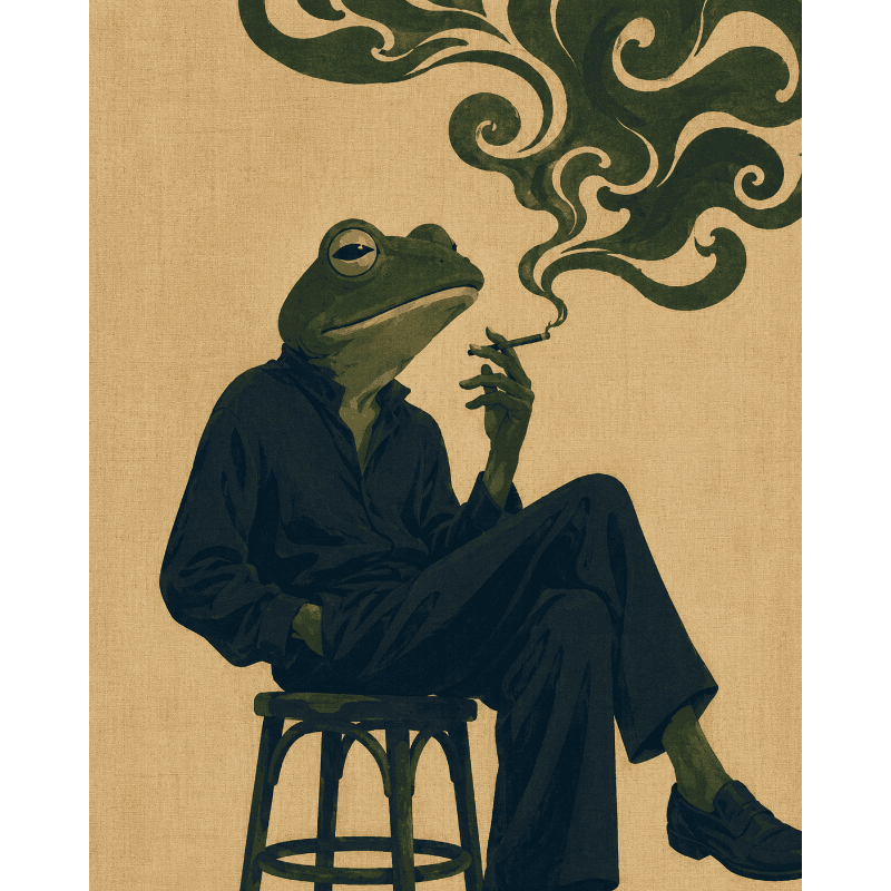 Mr. Frog | Paint by Number - Full Kit - No Frame